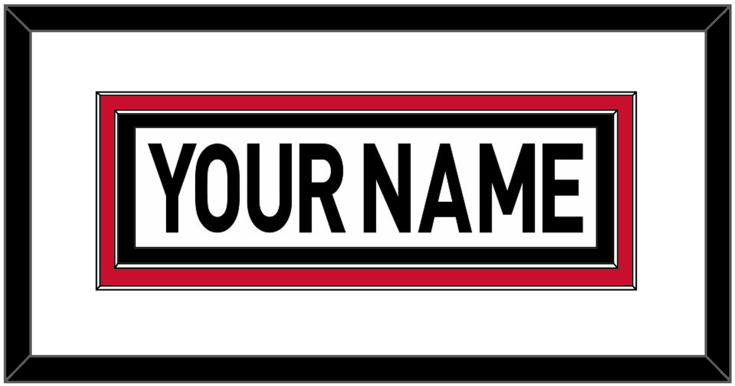 Ottawa Nameplate - Road White (2007-2017) - Signature Tier 1