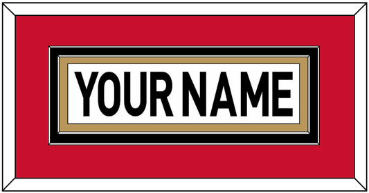 Ottawa Nameplate - Road White (2007-2017) - Signature Tier 3