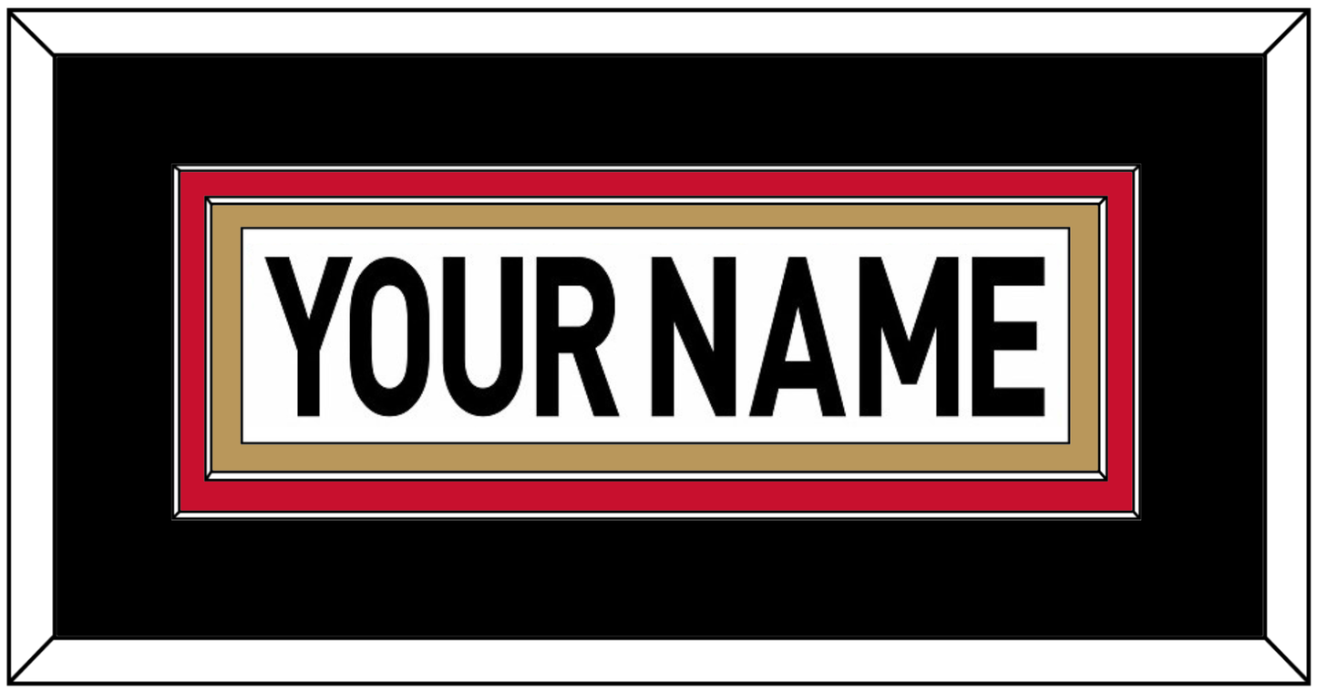 Ottawa Nameplate - Road White (2007-2017) - Signature Tier 4