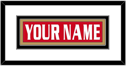Ottawa Nameplate - Road/Home Red Jersey (1999-2007) - Signature Tier 1