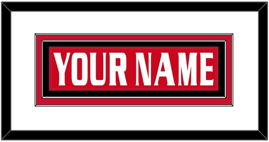 Ottawa Nameplate - Road/Home Red Jersey (1999-2007) - Signature Tier 2