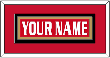 Ottawa Nameplate - Road/Home Red Jersey (1999-2007) - Signature Tier 3