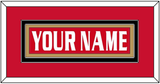 Ottawa Nameplate - Road/Home Red Jersey (1999-2007) - Double Mat 3