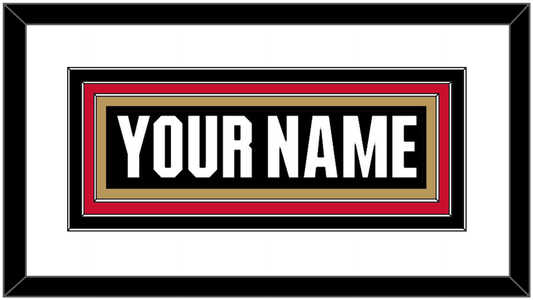 Ottawa Nameplate - Home Black - Premier Tier 1