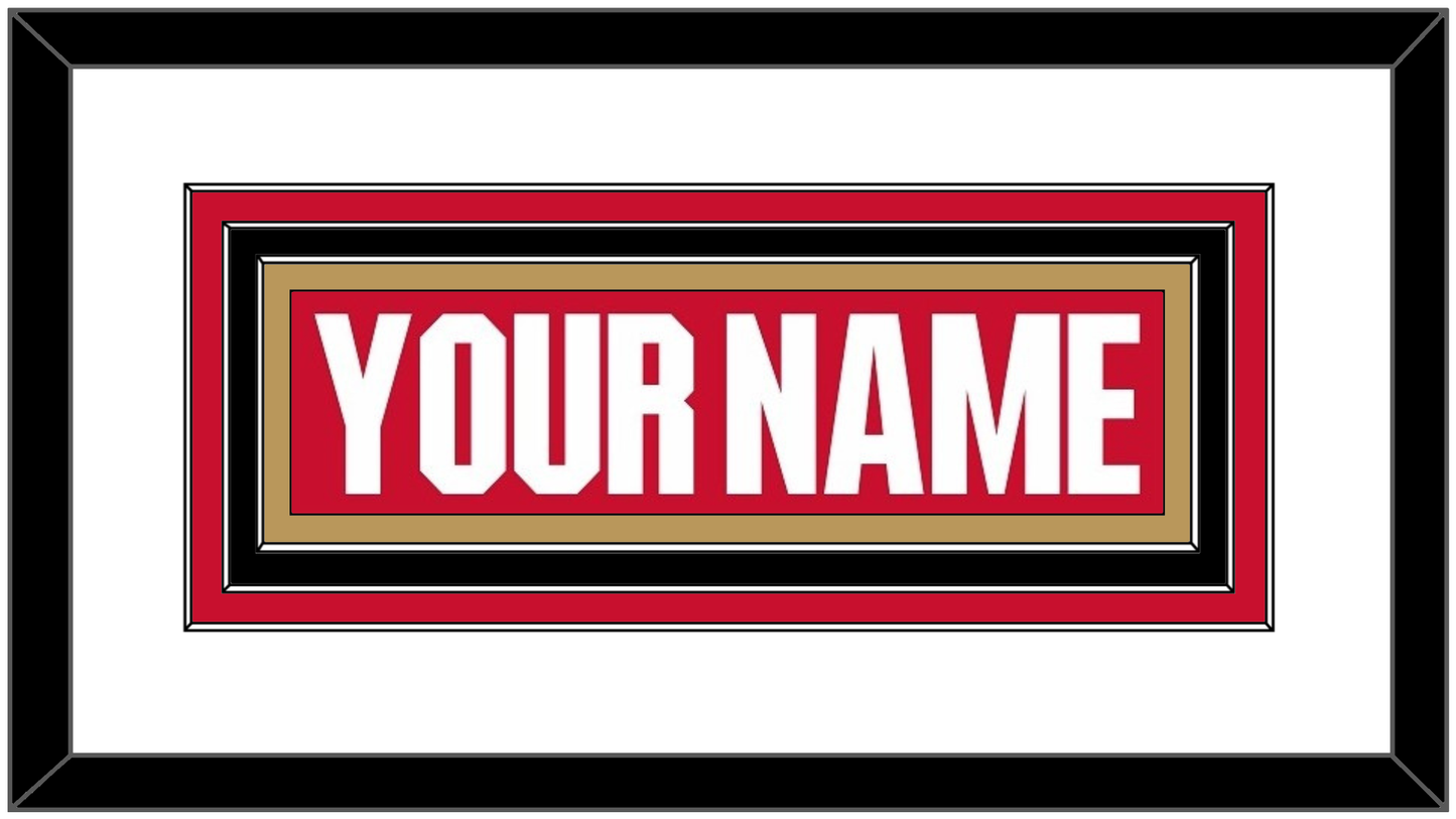 Ottawa Nameplate - Home Red (2017-2020) - Premier Tier 1