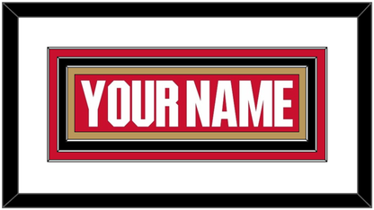 Ottawa Nameplate - Home Red (2017-2020) - Premier Tier 1