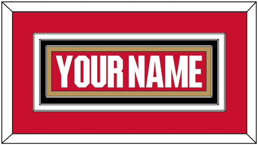 Ottawa Nameplate - Home Red (2017-2020) - Premier Tier 2