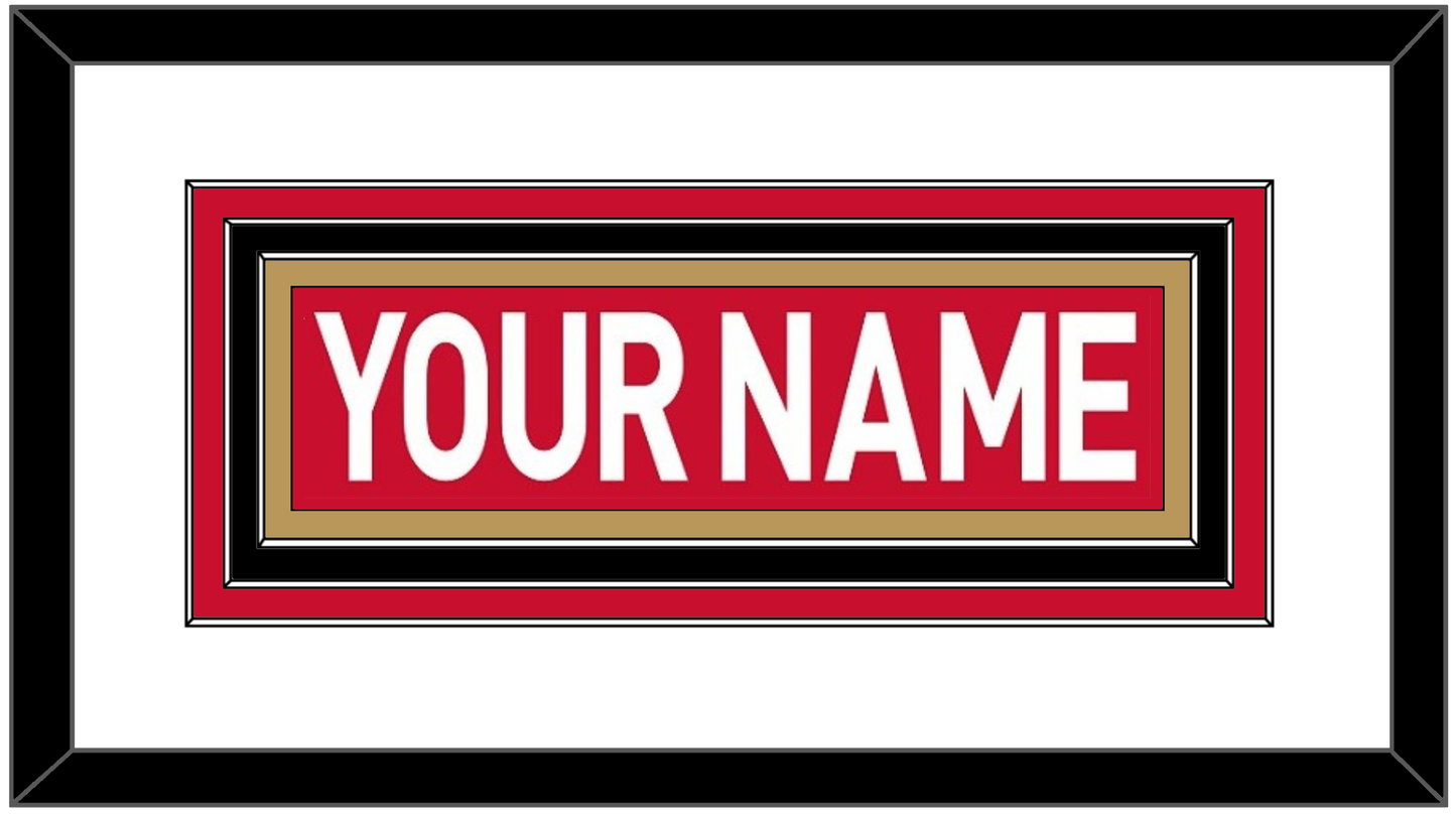 Ottawa Nameplate - Home Red (2007-2017) - Premier Tier 1