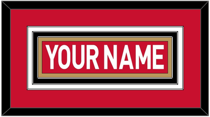 Ottawa Nameplate - Home Red (2007-2017) - Premier Tier 2
