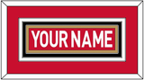 Ottawa Nameplate - Home Red (2007-2017) - Triple Mat 2