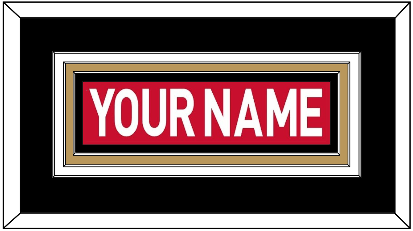 Ottawa Nameplate - Home Red (2007-2017) - Premier Tier 3