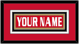 Ottawa Nameplate - Road/Home Red Jersey (1999-2007) - Triple Mat 2