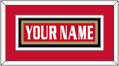 Ottawa Nameplate - Road/Home Red Jersey (1999-2007) - Premier Tier 2