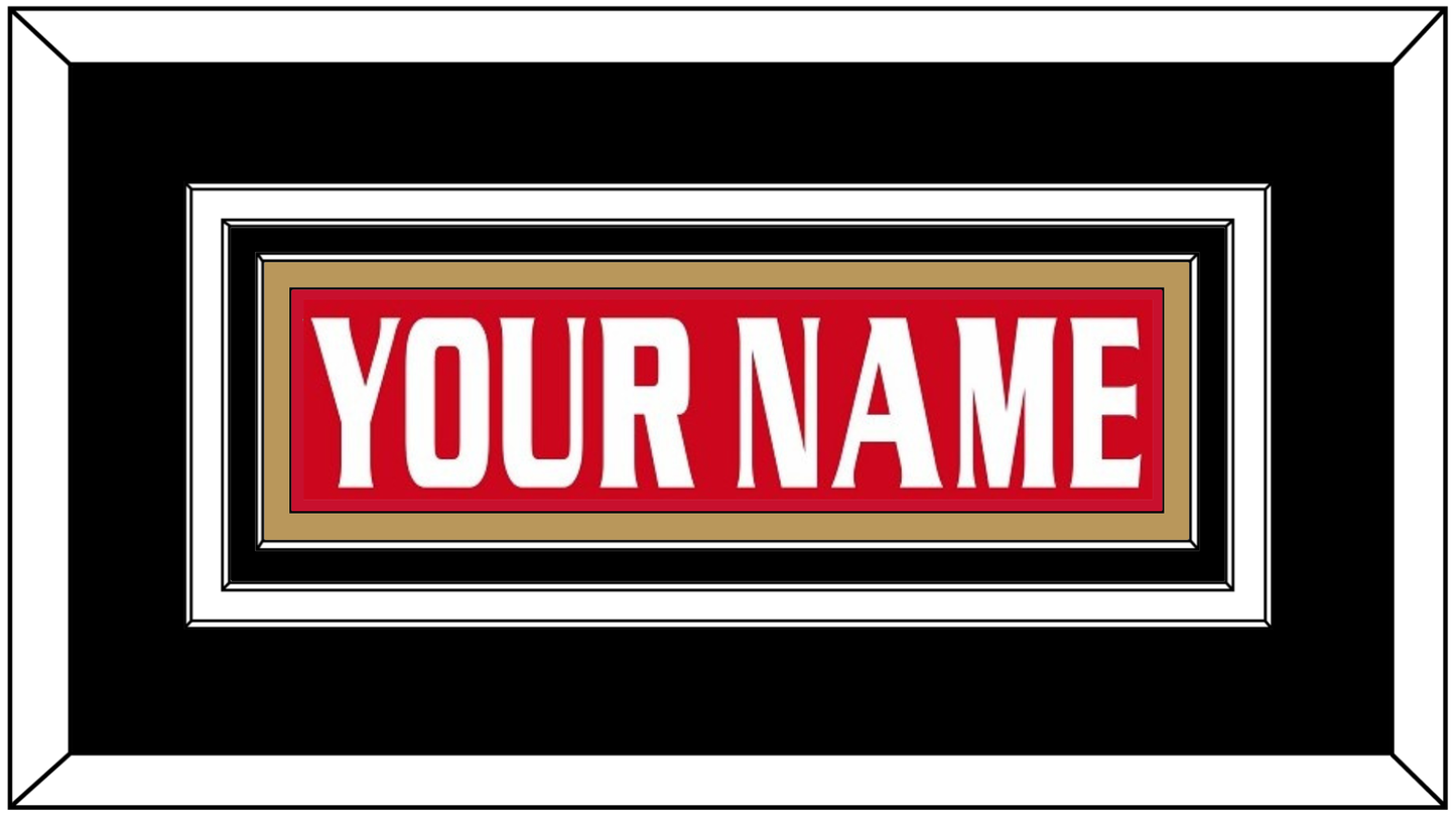 Ottawa Nameplate - Road/Home Red Jersey (1999-2007) - Premier Tier 3