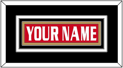 Ottawa Nameplate - Road/Home Red Jersey (1999-2007) - Premier Tier 3