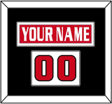 Ottawa Nameplate & Number (Shoulder) - Road/Home Red Jersey (1999-2007) - Single Mat 1