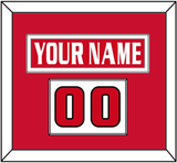 Ottawa Nameplate & Number (Shoulder) - Road/Home Red Jersey (1999-2007) - Single Mat 2
