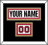 Ottawa Nameplate & Number (Shoulder) - Road White (2017-2020) - Triple Mat 4