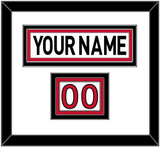 Ottawa Nameplate & Number (Shoulder) - Road White (2007-2017) - Triple Mat 1