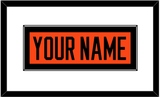 Philadelphia Nameplate - Alternate Black - Single Mat 1