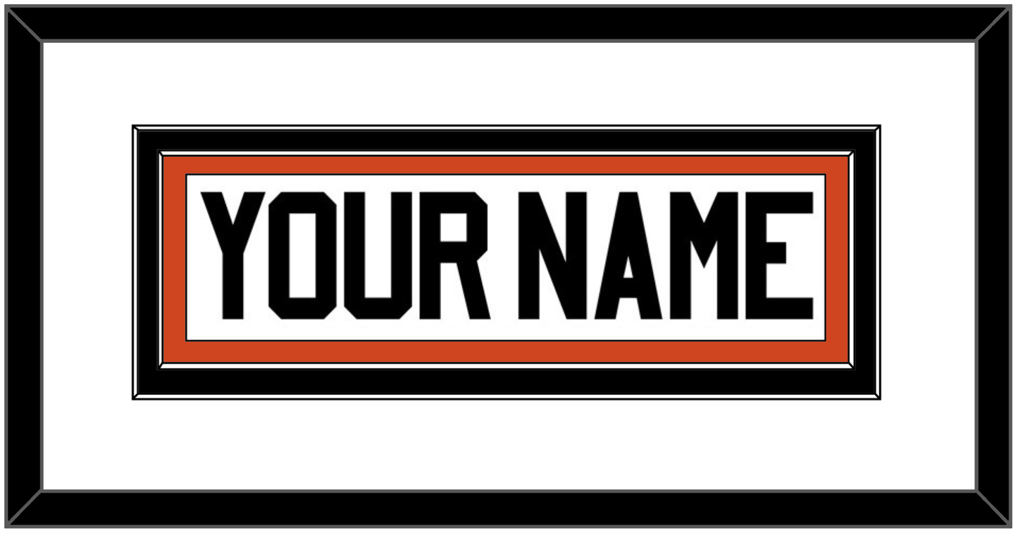 Philadelphia Nameplate - Home Orange - Signature Tier 1