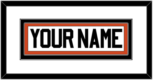 Philadelphia Nameplate - Home Orange - Signature Tier 1