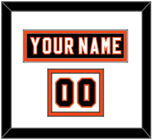 Philadelphia Nameplate & Number (Shoulder) - Road/Home Black (1997-2007) - Signature Tier 1