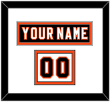 Philadelphia Nameplate & Number (Shoulder) - Home Black (2007-2010) - Double Mat 1
