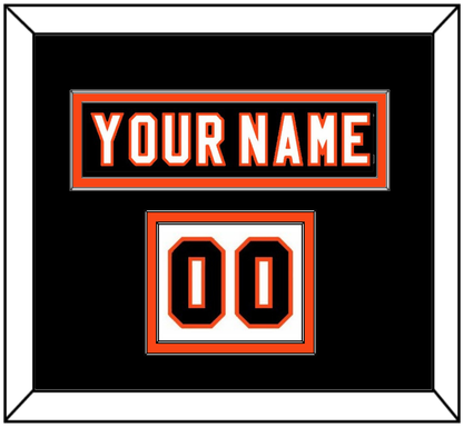 Philadelphia Nameplate & Number (Shoulder) - Home Black (2007-2010) - Signature Tier 3