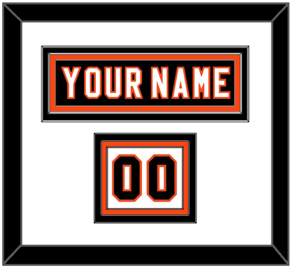 Philadelphia Nameplate & Number (Shoulder) - Home Black (2007-2010) - Premier Tier 1