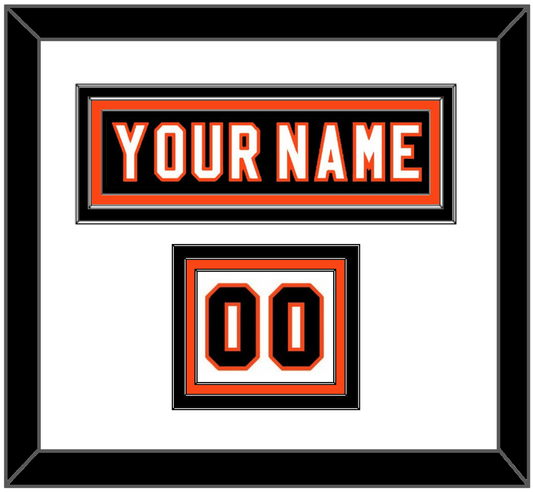 Philadelphia Nameplate & Number (Shoulder) - Home Black (2007-2010) - Premier Tier 1