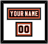 Philadelphia Nameplate & Number (Shoulder) - Home Black (2007-2010) - Triple Mat 1
