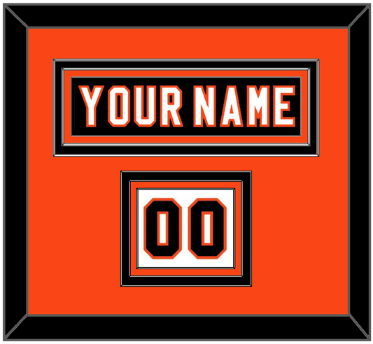 Philadelphia Nameplate & Number (Shoulder) - Home Black (2007-2010) - Premier Tier 3