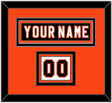 Philadelphia Nameplate & Number (Shoulder) - Home Black (2007-2010) - Triple Mat 3