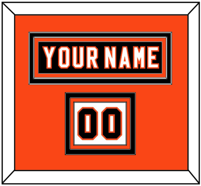 Philadelphia Nameplate & Number (Shoulder) - Home Black (2007-2010) - Premier Tier 3