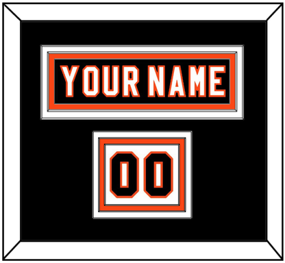 Philadelphia Nameplate & Number (Shoulder) - Home Black (2007-2010) - Premier Tier 5