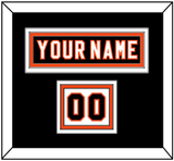 Philadelphia Nameplate & Number (Shoulder) - Home Black (2007-2010) - Triple Mat 5