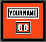 Philadelphia Nameplate & Number (Shoulder) - Road White (2007-2010) - Triple Mat 3