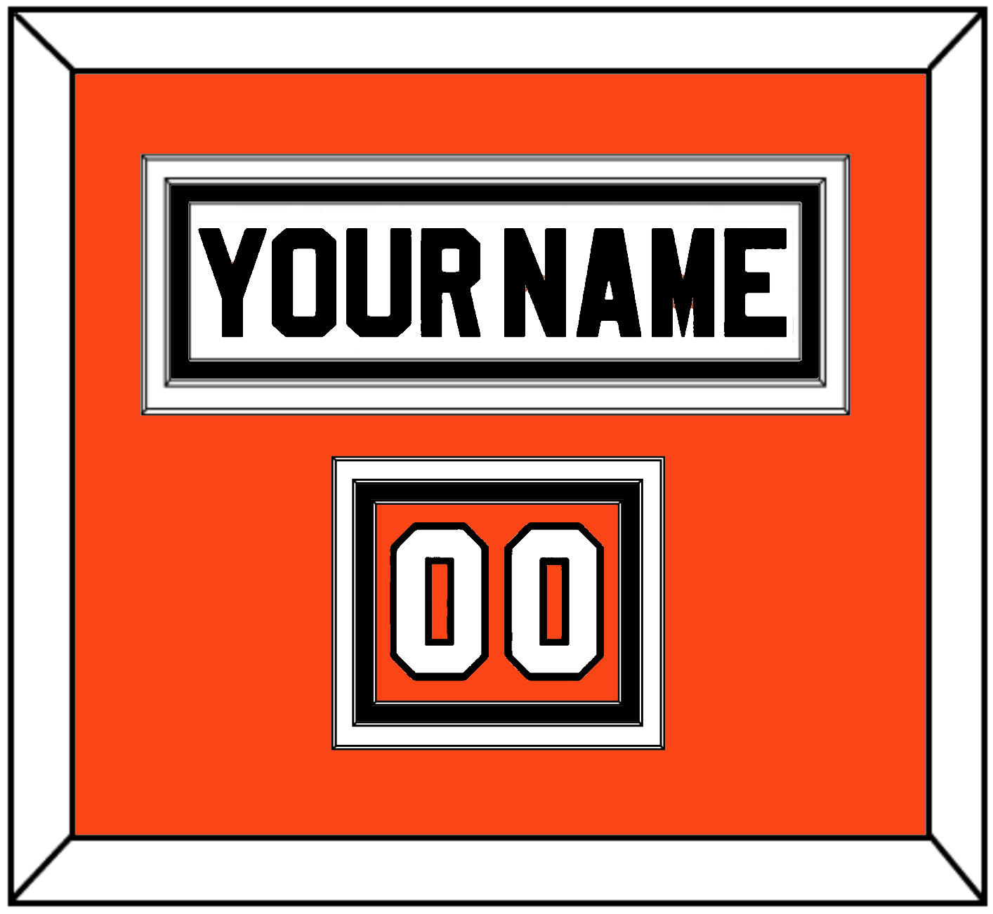 Philadelphia Nameplate & Number (Shoulder) - Home White (1983-2007) - Premier Tier 3