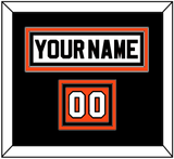 Philadelphia Nameplate & Number (Shoulder) - Road White (2007-2010) - Triple Mat 5