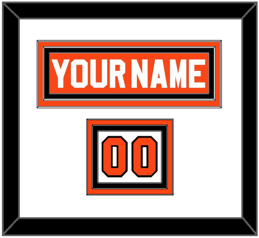 Philadelphia Nameplate & Number (Shoulder) - Road Orange (1977-1983) - Premier Tier 1