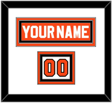 Philadelphia Nameplate & Number (Shoulder) - Road Orange (1977-1983) - Triple Mat 1