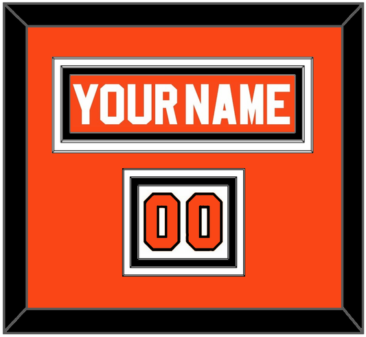 Philadelphia Nameplate & Number (Shoulder) - Road Orange (1977-1983) - Premier Tier 3