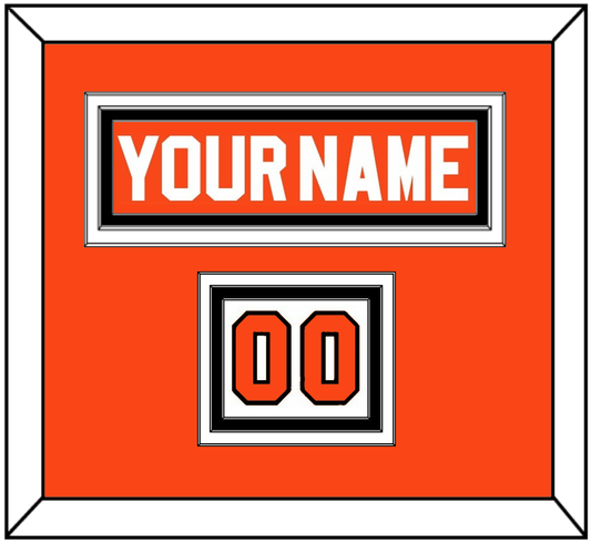 Philadelphia Nameplate & Number (Shoulder) - Road Orange (1977-1983) - Premier Tier 3
