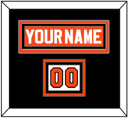 Philadelphia Nameplate & Number (Shoulder) - Road Orange (1977-1983) - Premier Tier 5