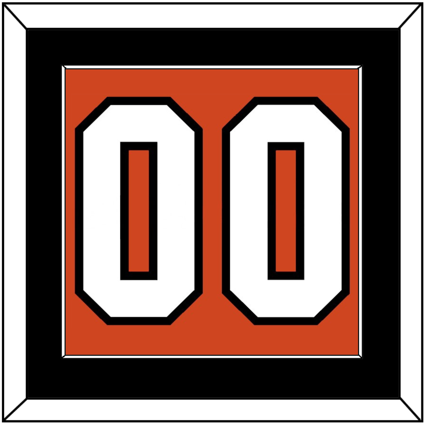 Philadelphia Number (Back) - Home Orange - Essential Tier 2