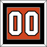 Philadelphia Number (Back) - Home Orange - Single Mat 2