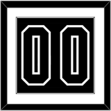 Philadelphia Number (Back) - Alternate Black - Single Mat 1