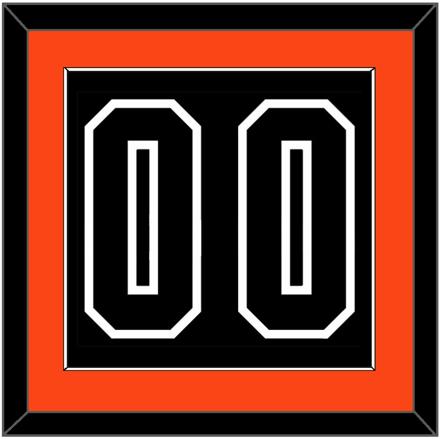 Philadelphia Number (Back) - Alternate Black - Essential Tier 2