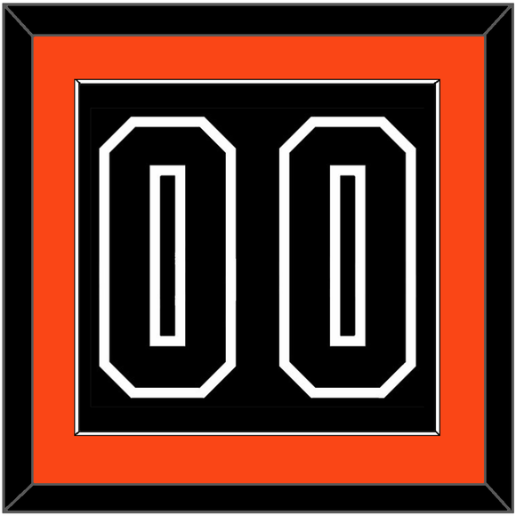 Philadelphia Number (Back) - Alternate Black - Single Mat 2